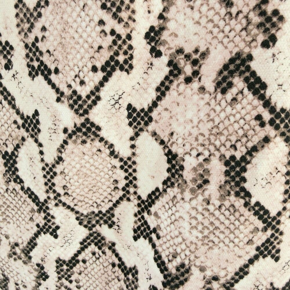 Michael Kors Snakeskin Print Dress Womens XL Short Sleeve - Picture 9 of 17